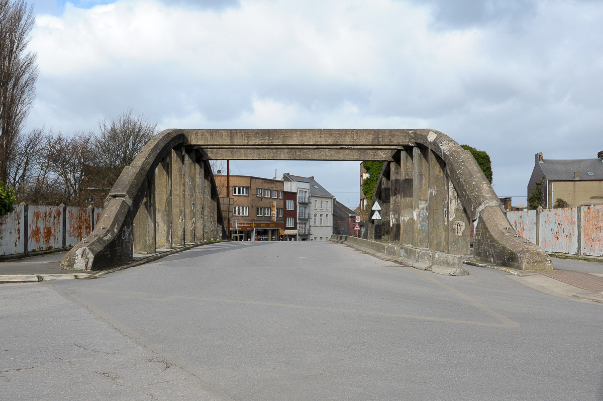 Brücke über die Gleise am Bahnhof Chatelet (B)