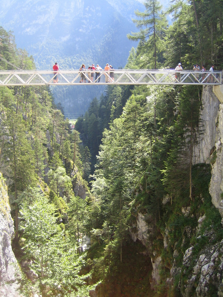 Brücke über die Leutaschklamm bei Mittenwald