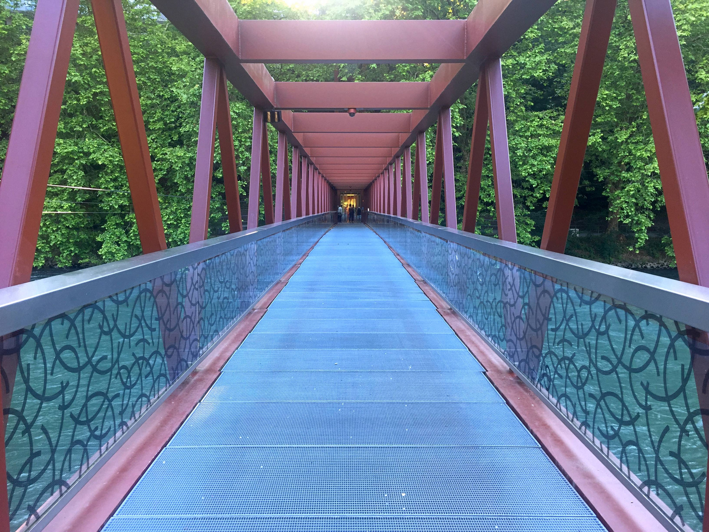 Brücke über die Limmat ...