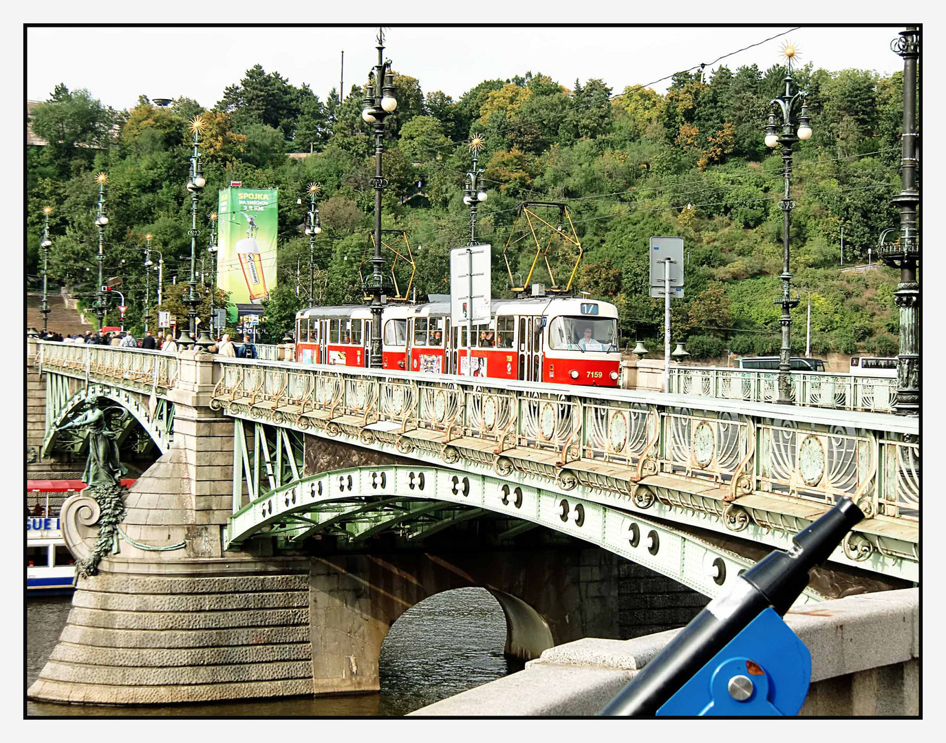 Brücke über die Moldau