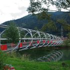 Brücke über die Mur in Unzmarkt in der Steiermark. Österreich.