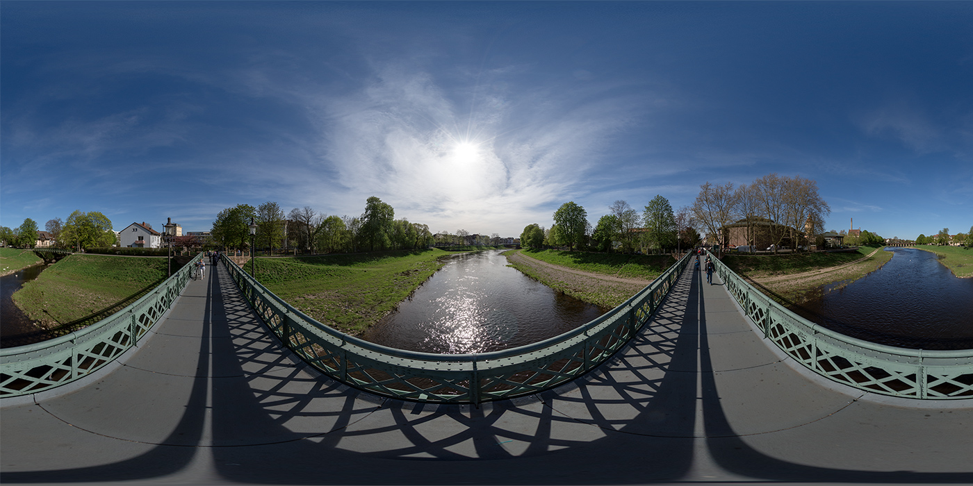 Brücke über die Murg in Rastatt