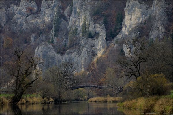 Brücke über die noch junge Donau