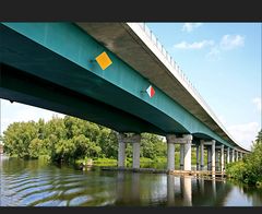 Brücke über die Peene