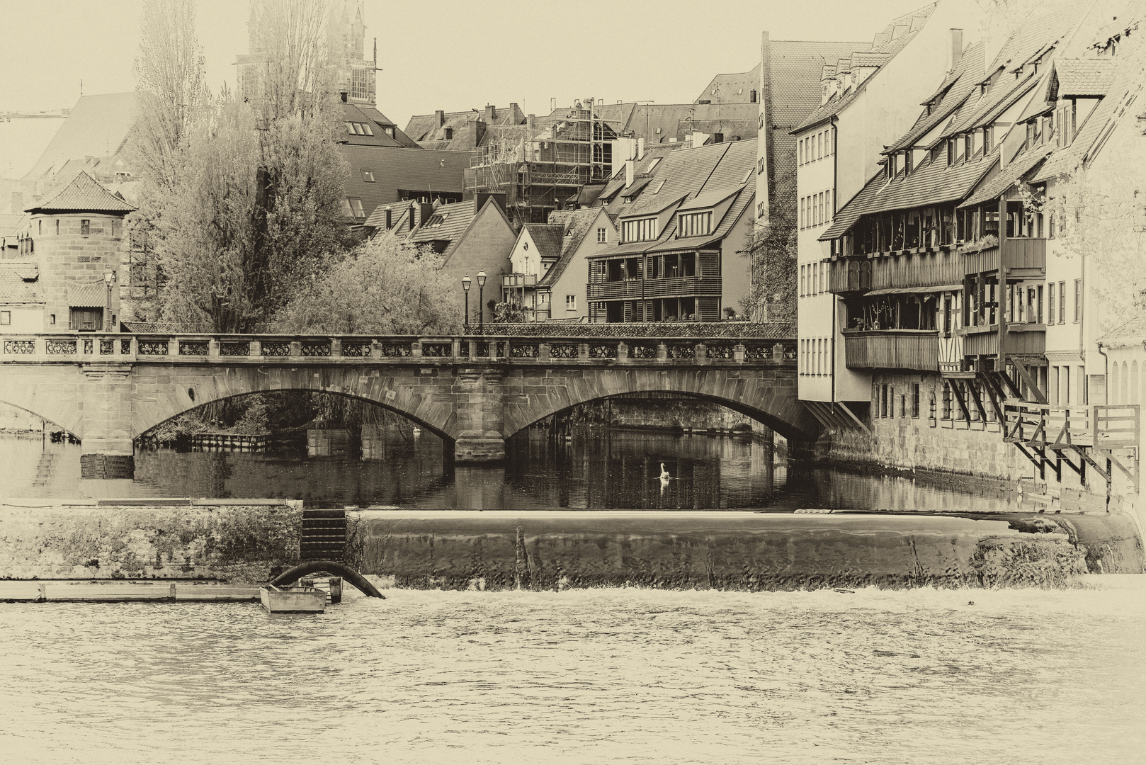 Brücke über die Pegnitz