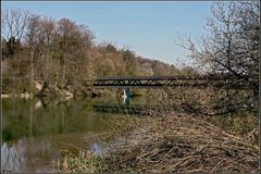 Brücke über die Reuss (Rotbach) bei Hermetschwil Kt. AG / Schweiz