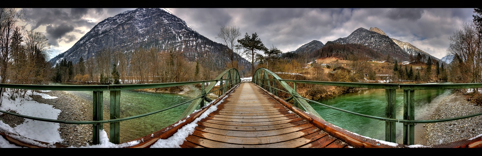 Brücke über die Saalach