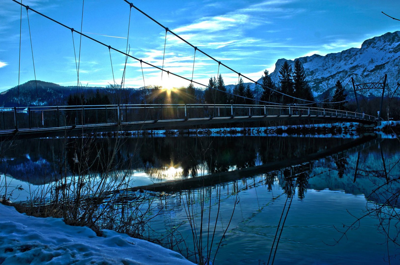 Brücke über die Salzach