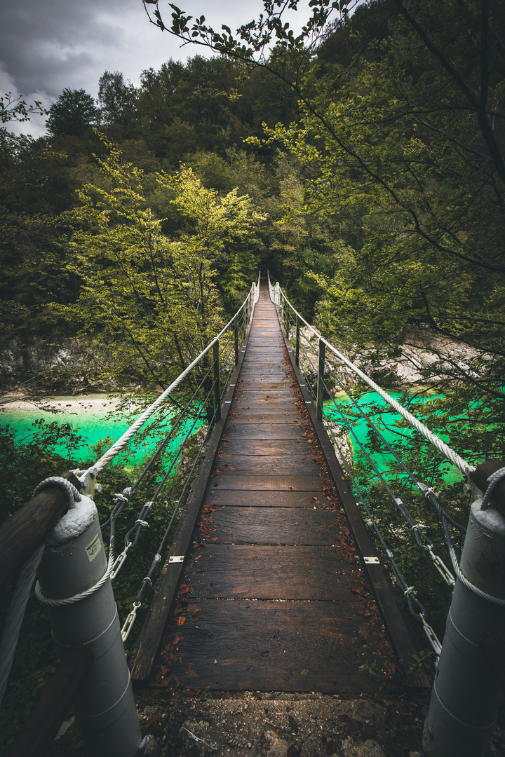 Brücke über die Soca