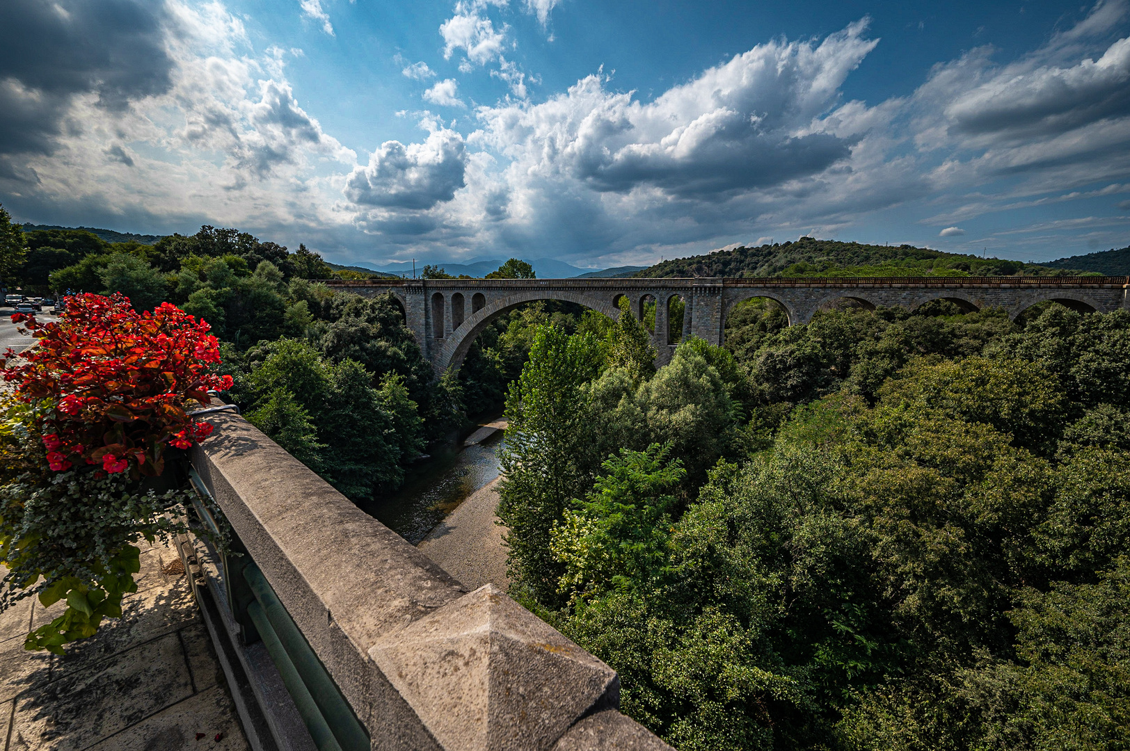 Brücke über die Tech/Südfrankreich