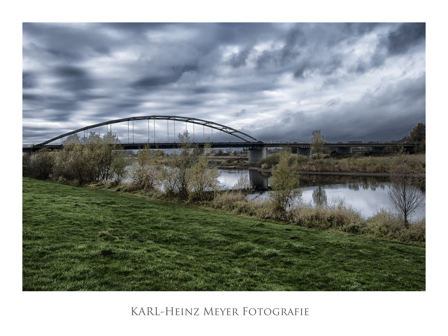 Brücke über die Weser bei Hessisch Oldendorf