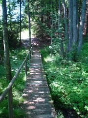 Brücke über einen Bach