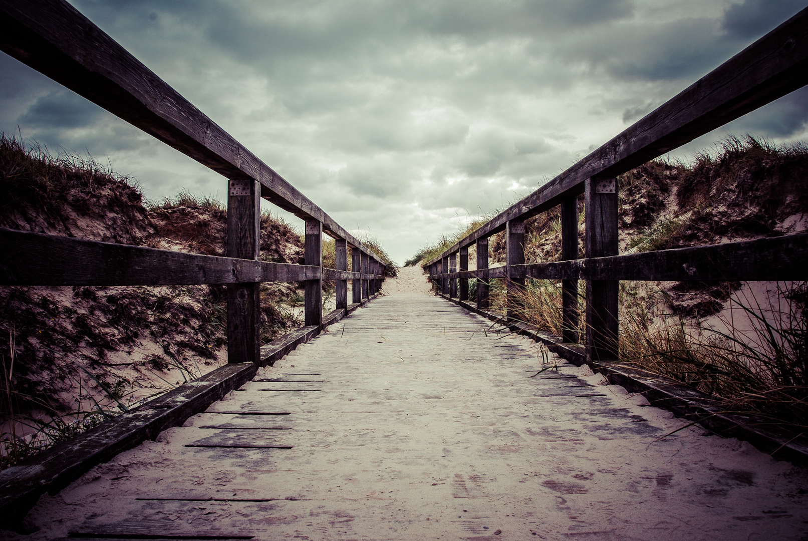 Brücke über Sand