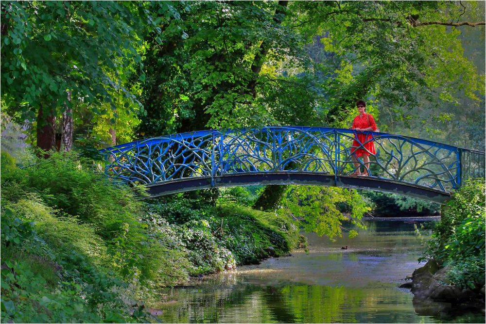 Brücke übern See Foto & Bild natur, landschaft, brücke Bilder auf