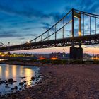 Brücke Uerdingen Samstagnacht