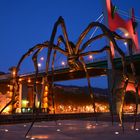 Brücke und Spinne vor dem Guggenheimmuseum