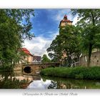 Brücke und Wassergraben