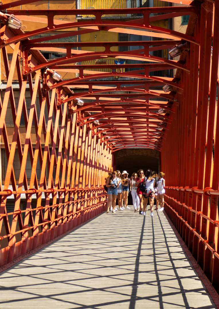  Brücke  von Eiffel in Girona, Spanien