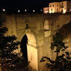 Brücke von Ronda bei Nacht