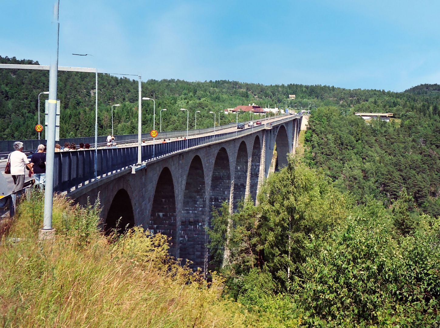 Brücke von Schweden nach Norwegen