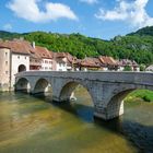 Brücke von St. Ursanne am Doubs (Schweiz)