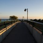 Brücke zum Lake Ontario bei Sonnenuntergang