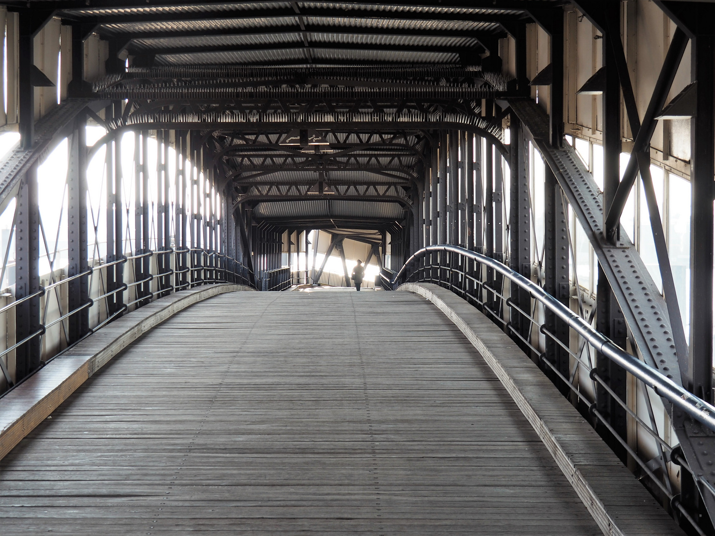 Brücke zum Liegeplatz der Cap San Diego