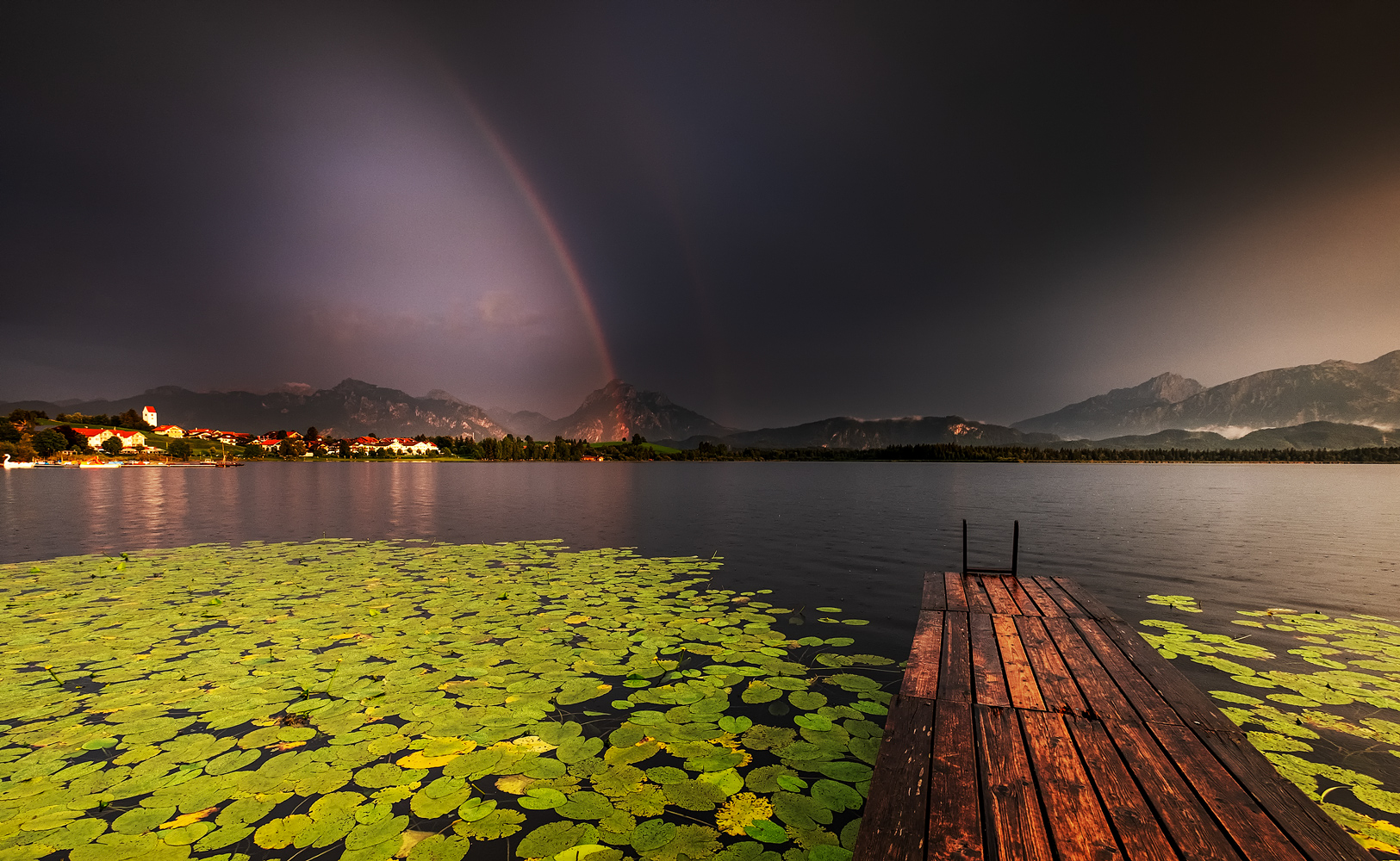 brücke zum regenbogen