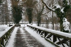 Brücke zum Schloßrestaurant in Gifhorn