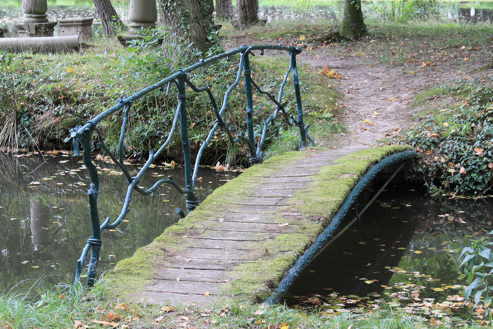 Brücke zur "Ile de Demoiselles" - Parc de Schoppenwihr