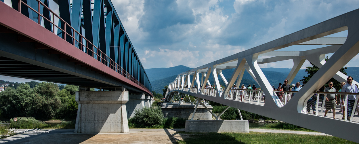 Brücke zur Landesgartenschau Deggendorf 2014