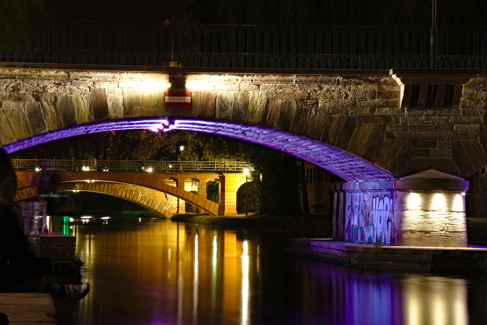 Brücken am Canal des Fau Remparts