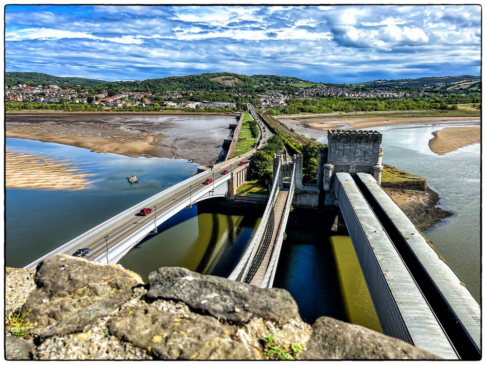 Brücken über den Conwy River