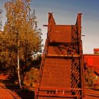 Brückenaufgang zum Eisenhüttenwerk im Landschaftspark Duisburg