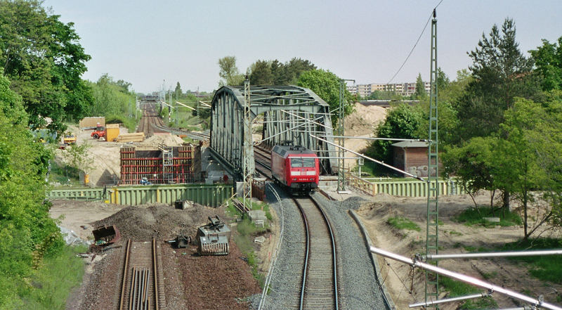 Brückenbau in Eisenhüttenstadt
