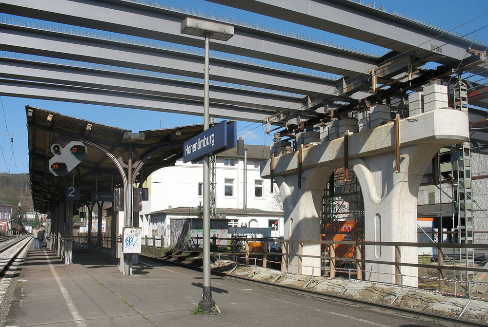 Brückenbau in Hohenlimburg