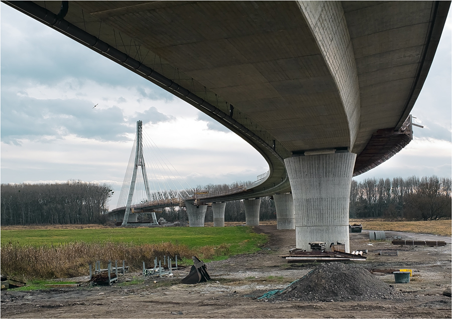 Brückenbaustelle