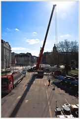 Brückenbaustelle Dammtor