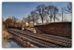 Brückenbaustelle Obermylau