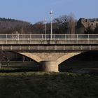 Brückenblick zur Burgruine Elsterberg