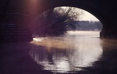 Brückenbogen der alten Neckarbrücke in Lauffen