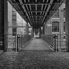 Brückendurchgang in der Speicherstadt