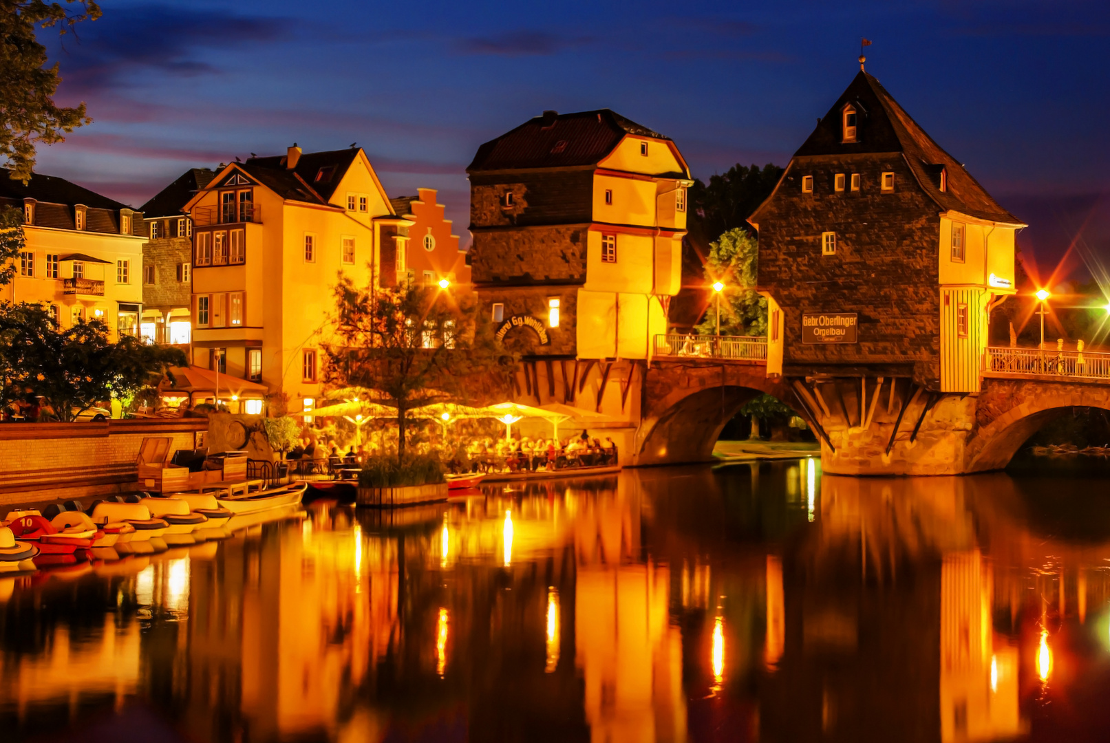 Brückenhäuser Wahrzeichen von Bad Kreuznach 2 Foto & Bild