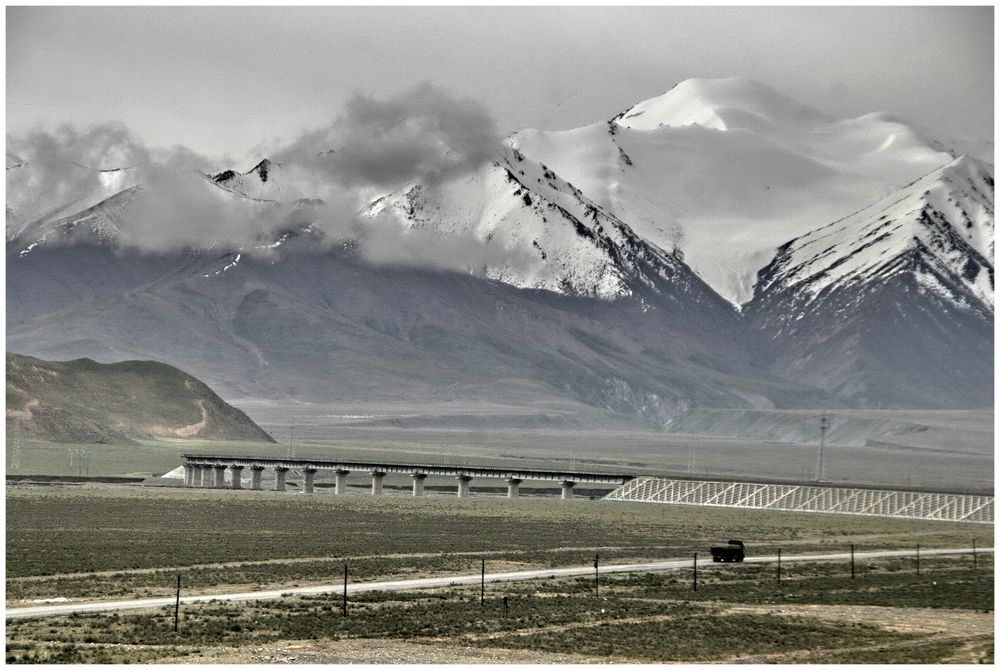 Brückenkonstruktion für den Lhasa-Express