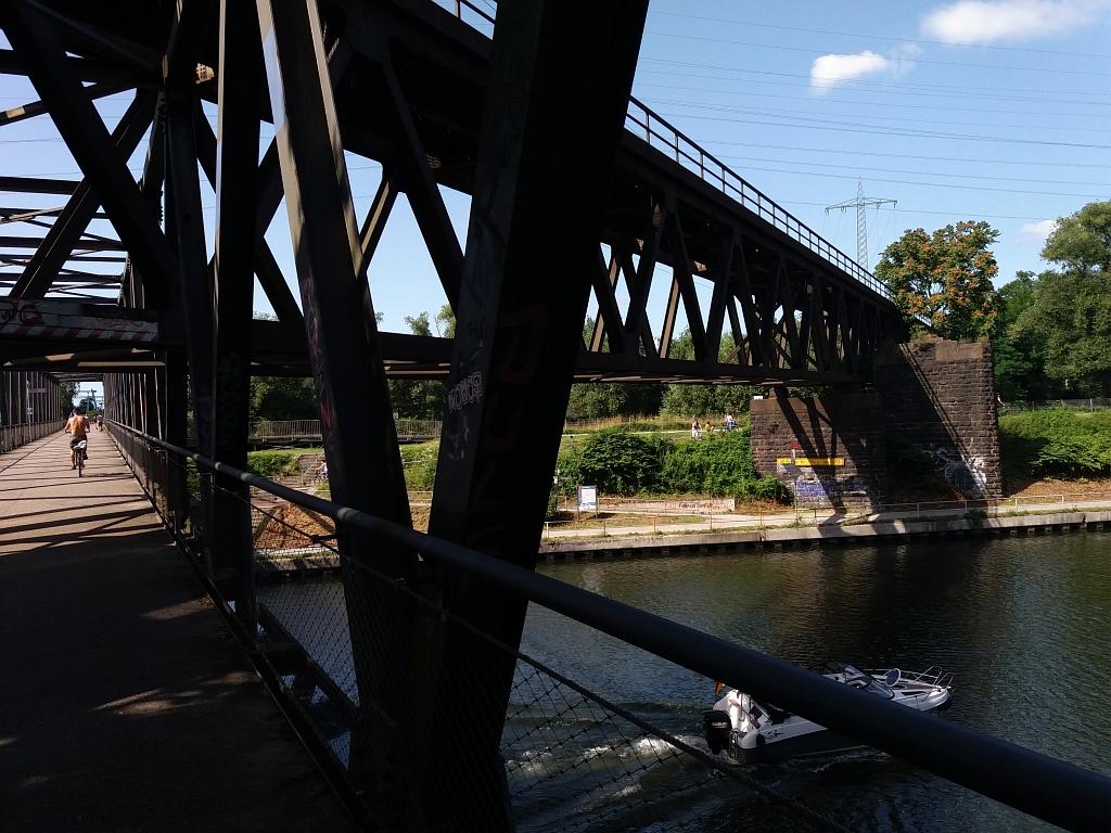 Brückenkonstruktion Rhein-Herne-Kanal