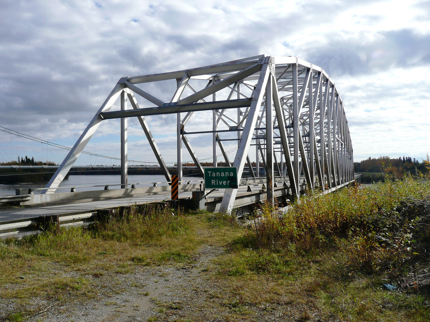 Brückenkonstruktion Tanana River