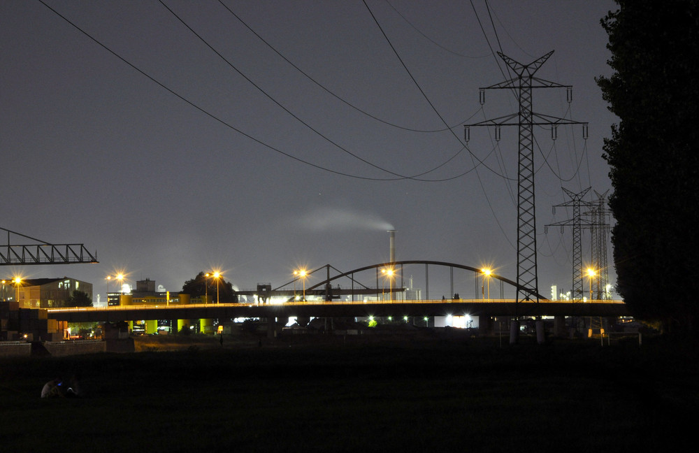 Brückenlichter vorm Jungbusch