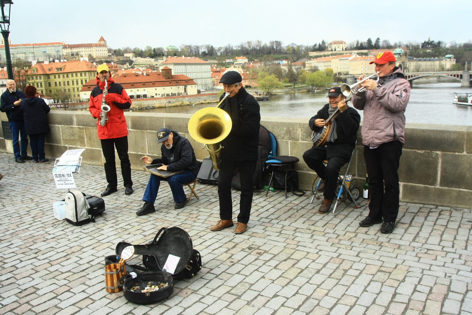 Brückenmusik auf der Prager Karlsbrücke