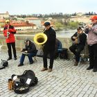 Brückenmusik auf der Prager Karlsbrücke