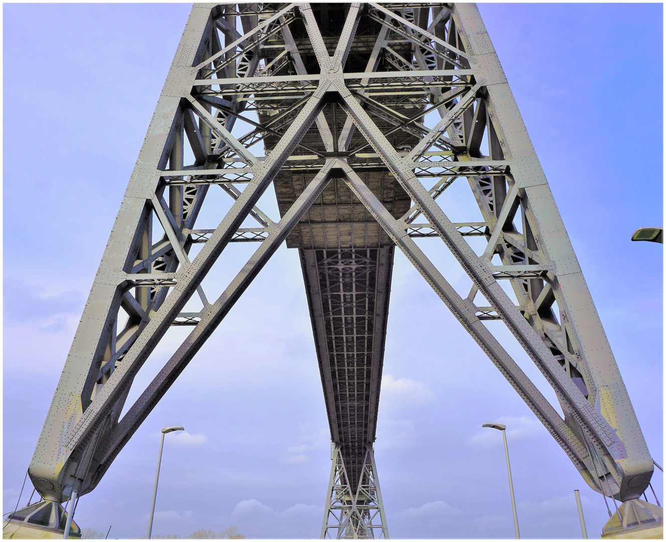 Brückenpfeiler der Rendsburger Hochbrücke